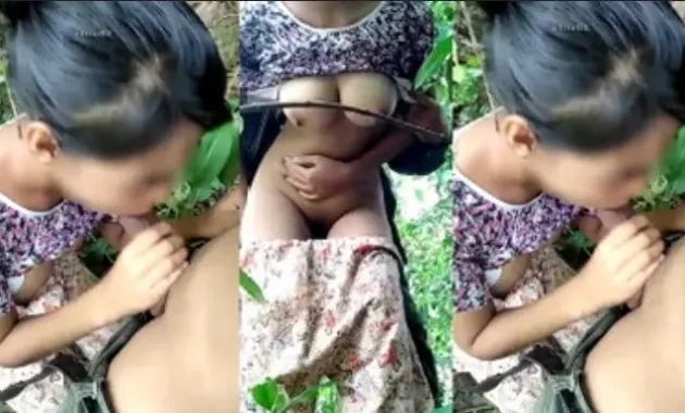 သူများတွေမြင်ကုန်မယ်ဆိုပြီး တောထဲခိုးလိုးတဲ့ မြန်မာအတွဲ လိုးကား
