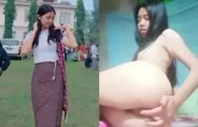 စောက်ဖုတ်လေးကို ညင်ညင်သာသာလေးပွတ်ပြတဲ့ ရှမ်းမလေး solo အောကား